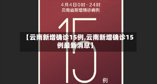 【云南新增确诊15例,云南新增确诊15例最新消息】-第2张图片