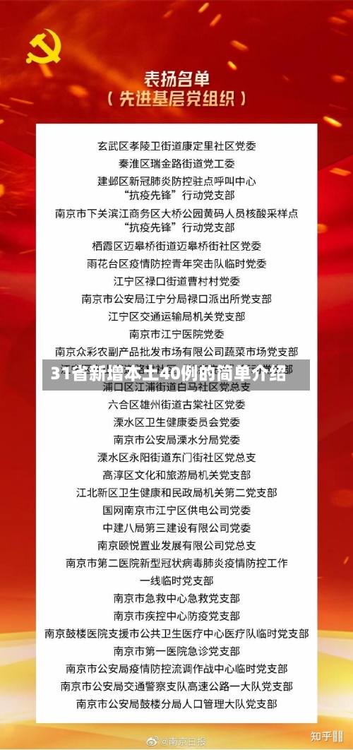 31省新增本土40例的简单介绍-第2张图片