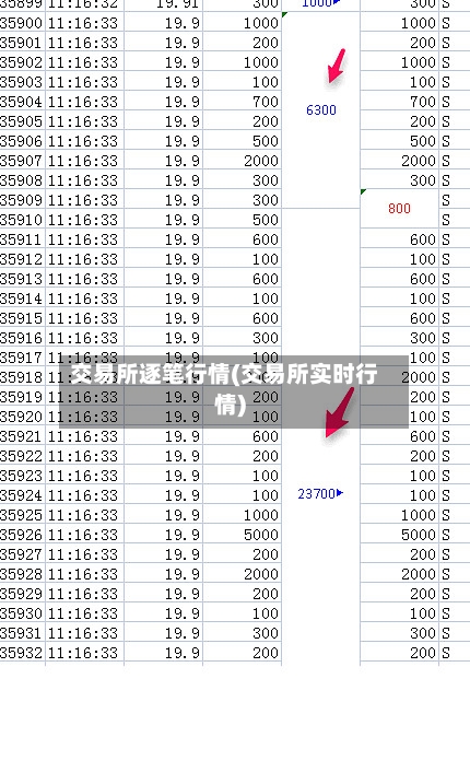 交易所逐笔行情(交易所实时行情)-第3张图片