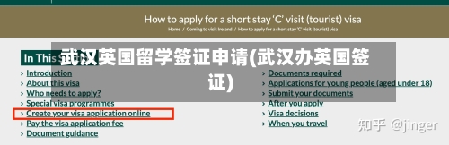 武汉英国留学签证申请(武汉办英国签证)-第2张图片