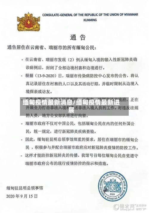 缅甸疫情最新消息/缅甸疫情最新进展-第3张图片