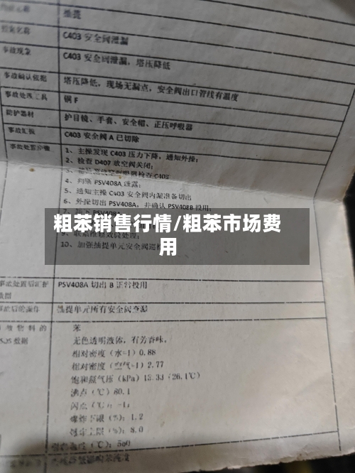 粗苯销售行情/粗苯市场费用