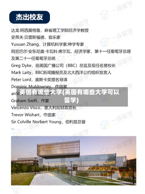 英国有哪些大学(英国有哪些大学可以留学)-第3张图片