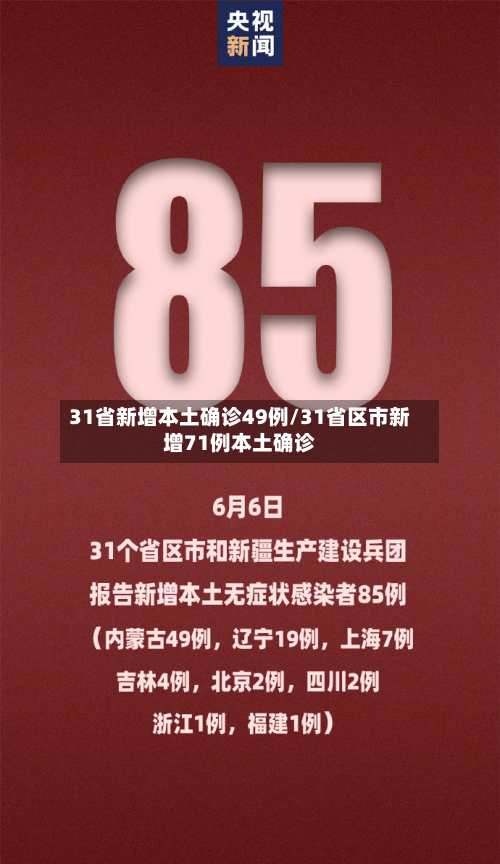 31省新增本土确诊49例/31省区市新增71例本土确诊-第3张图片