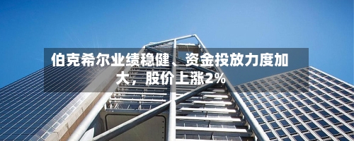 伯克希尔业绩稳健、资金投放力度加大，股价上涨2%-第2张图片