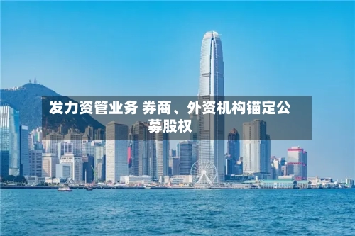 发力资管业务 券商、外资机构锚定公募股权-第3张图片