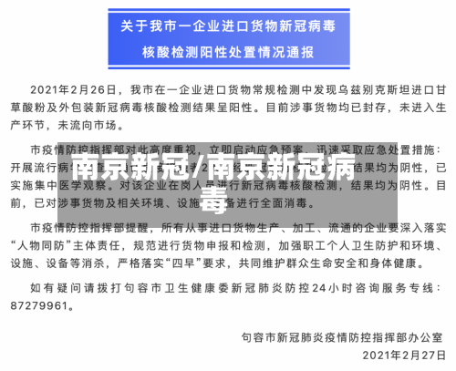 南京新冠/南京新冠病毒-第3张图片