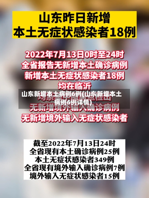 山东新增本土病例6例(山东新增本土病例6例详情)-第3张图片