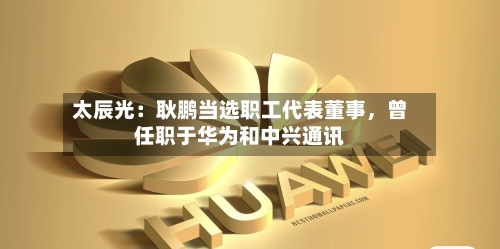 太辰光：耿鹏当选职工代表董事，曾任职于华为和中兴通讯-第2张图片