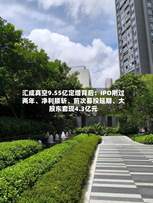 汇成真空9.55亿定增背后：IPO刚过两年、净利腰斩、前次募投延期、大股东套现4.3亿元