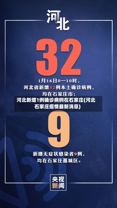 河北新增1例确诊病例在石家庄(河北石家庄瘟情最新消息)-第2张图片