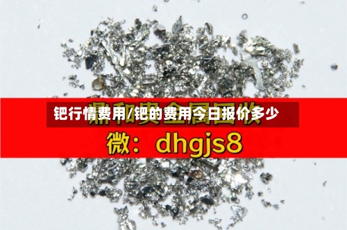 钯行情费用/钯的费用今日报价多少-第2张图片