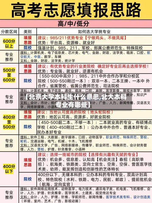 【北京大学本科生什么意思,北大本科专业有哪些】-第3张图片