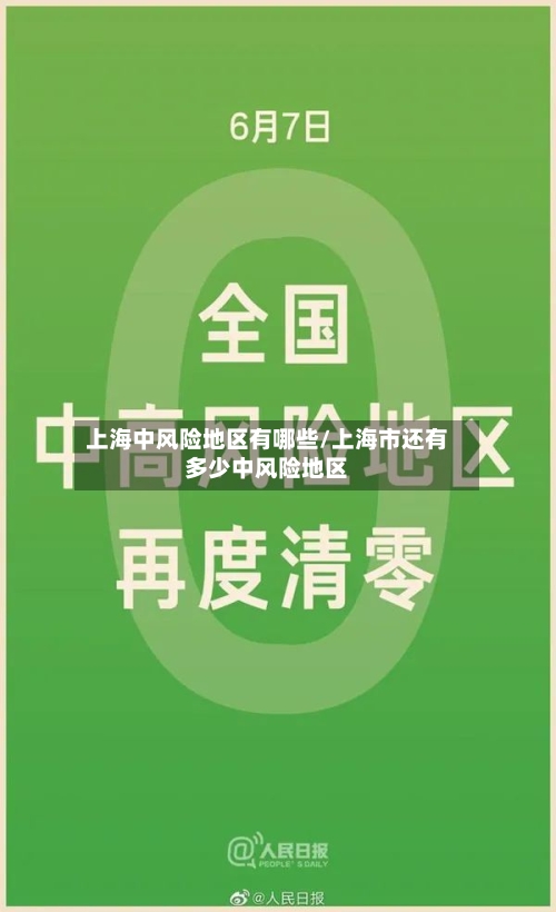 上海中风险地区有哪些/上海市还有多少中风险地区