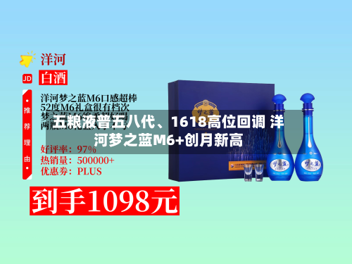 五粮液普五八代、1618高位回调 洋河梦之蓝M6+创月新高