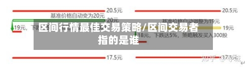 区间行情最佳交易策略/区间交易者指的是谁-第3张图片