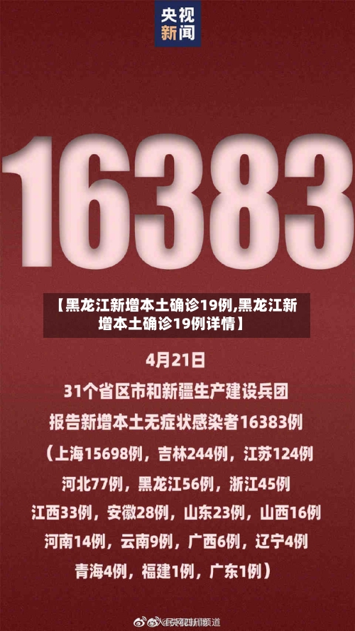【黑龙江新增本土确诊19例,黑龙江新增本土确诊19例详情】