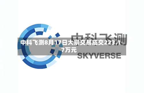 中科飞测8月17日大宗交易成交223.17万元-第2张图片