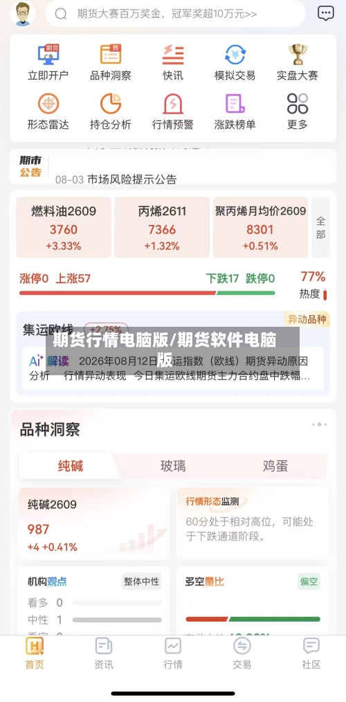 期货行情电脑版/期货软件电脑版-第3张图片