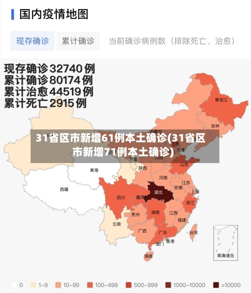 31省区市新增61例本土确诊(31省区市新增71例本土确诊)-第2张图片