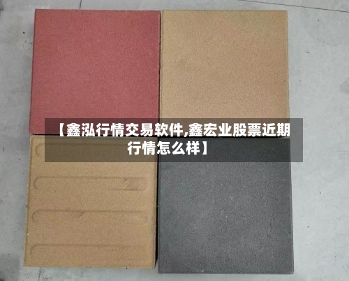 【鑫泓行情交易软件,鑫宏业股票近期行情怎么样】-第2张图片