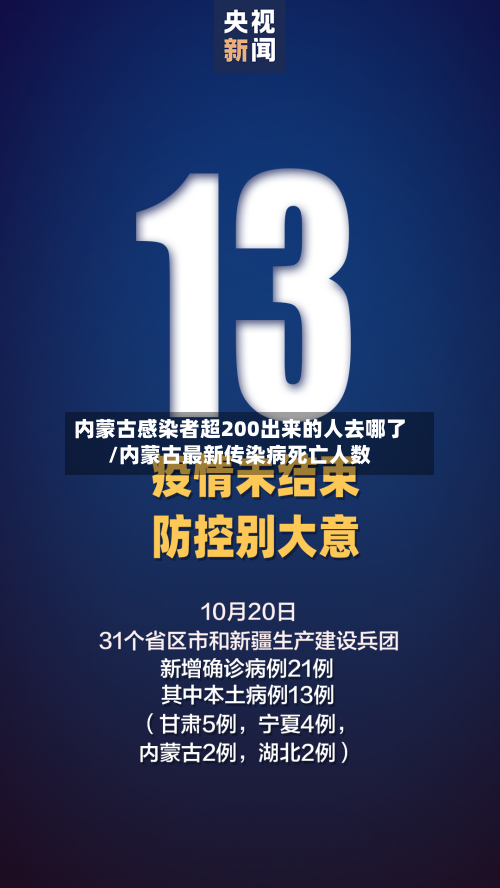 内蒙古感染者超200出来的人去哪了/内蒙古最新传染病死亡人数