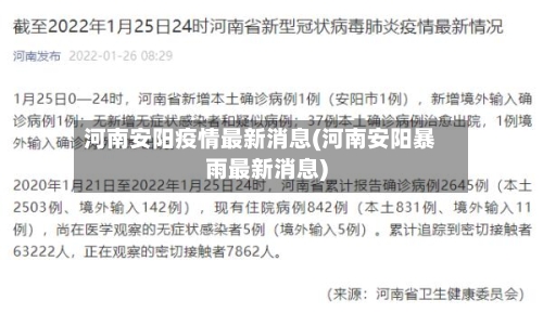 河南安阳疫情最新消息(河南安阳暴雨最新消息)-第2张图片