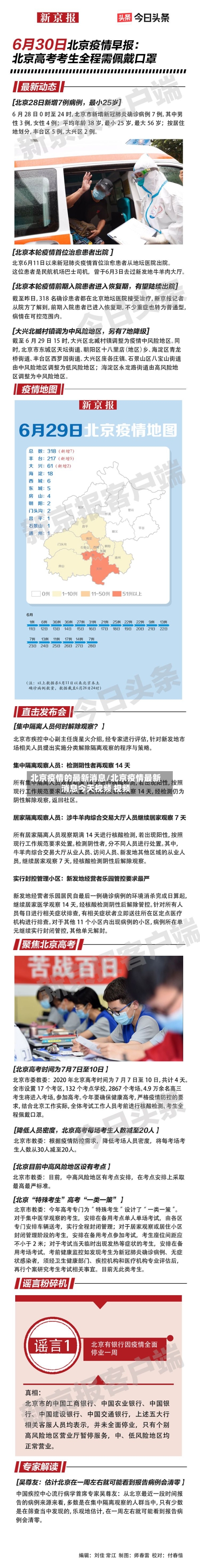 北京疫情的最新消息/北京疫情最新消息今天视频 视频