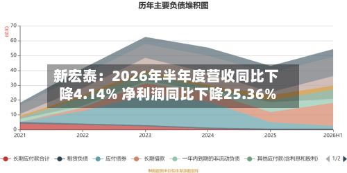 新宏泰：2026年半年度营收同比下降4.14% 净利润同比下降25.36%-第3张图片