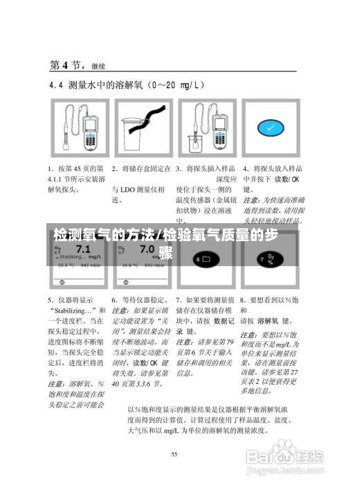 检测氧气的方法/检验氧气质量的步骤